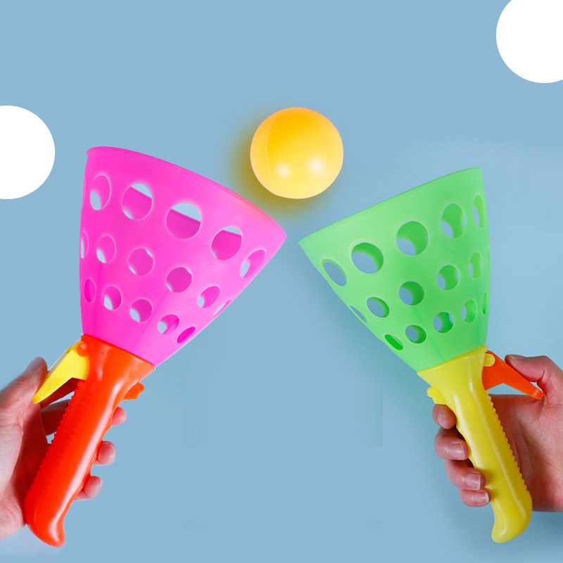 Catapult Launcher Toy - Giocattolo da lancio con doppia cattura,