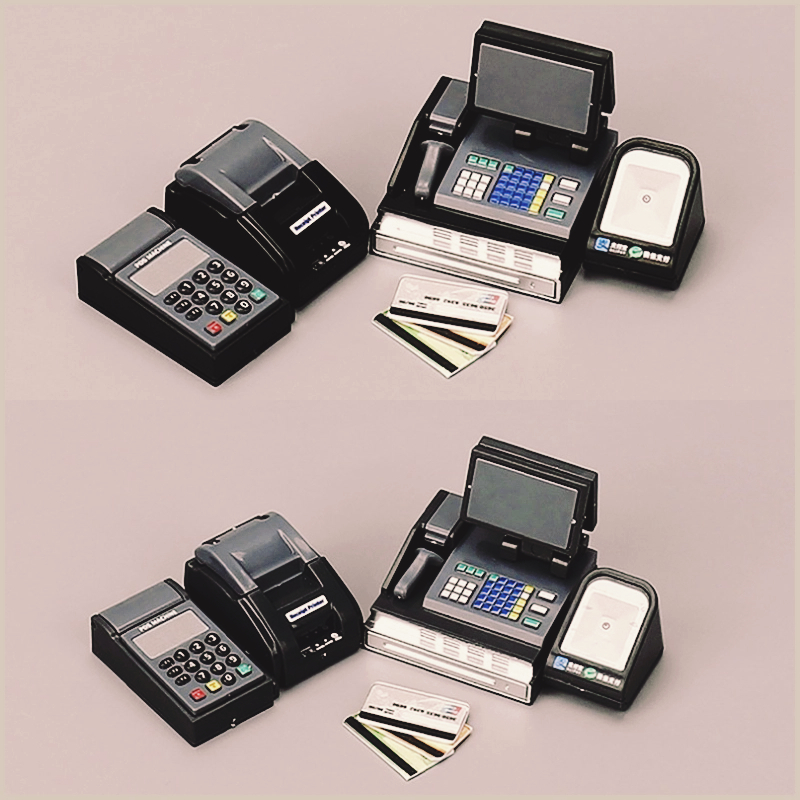 Toy Cash Register - 1 set mini registratore di cassa