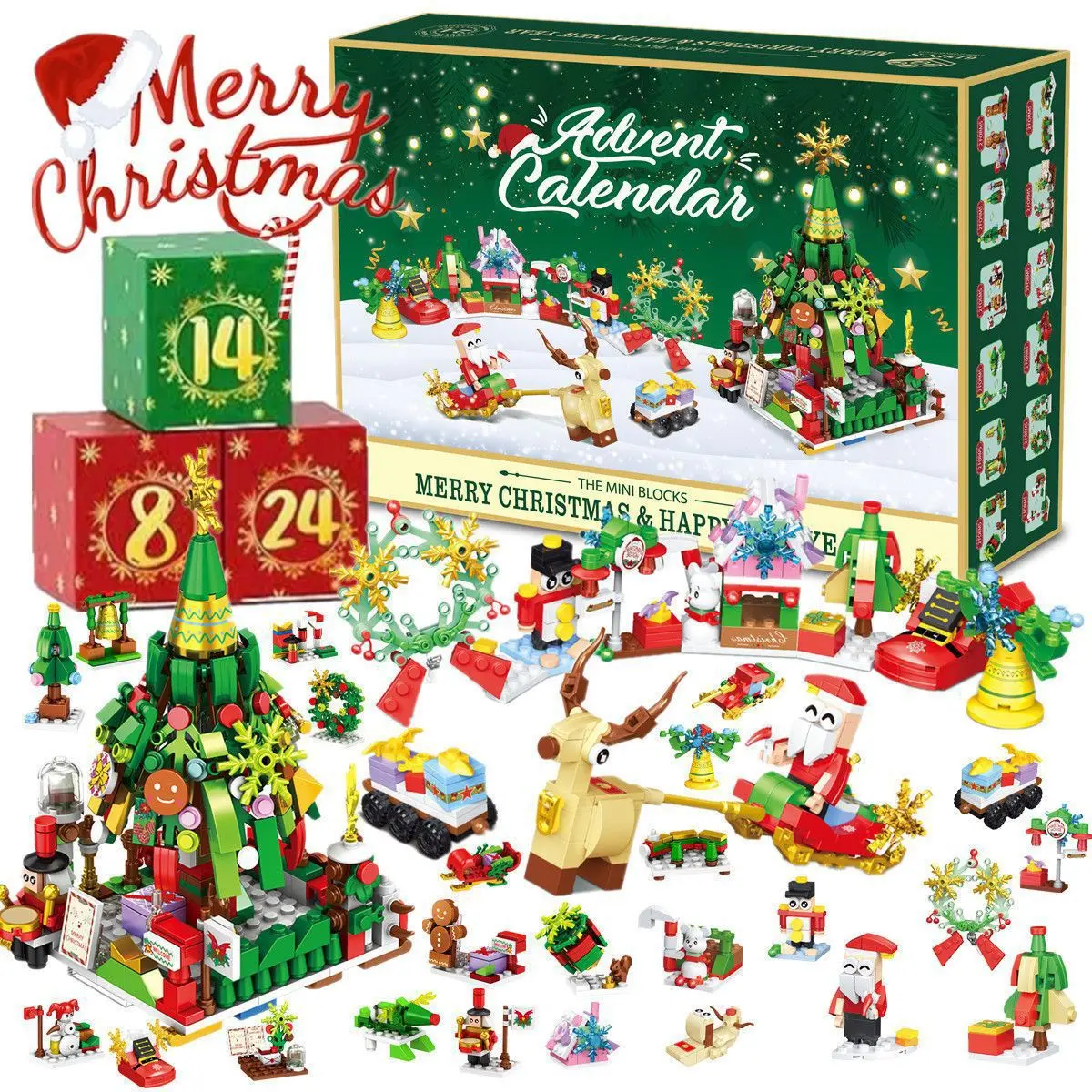 Kids Toys Xmas - Nuovo set di mattoncini da costruzione